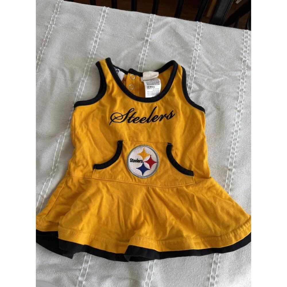 NFL Steelers 6-9 Month Girl Dress